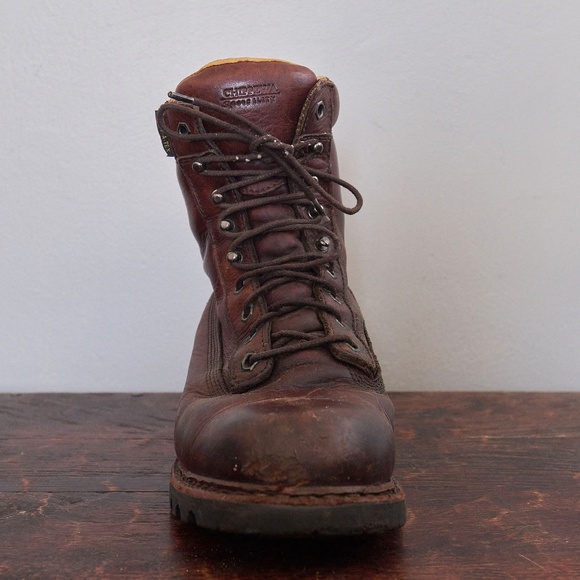 Mens Chippewa Waterproof Boots - Vibram Soles - 9W - +Thinsulate main image 6
